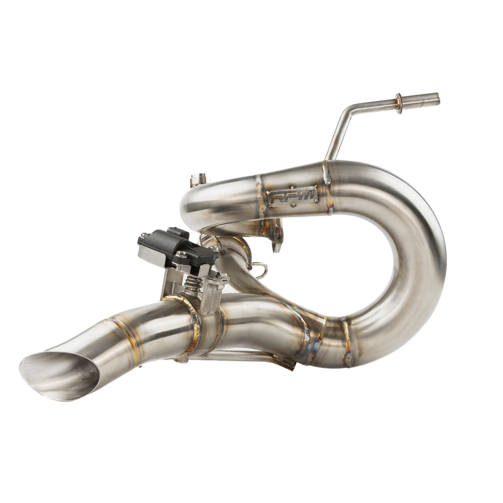 RPM Kawasaki H2 3/4 Exhaust – 2.5" Mid Pipe + Chambered Muffler | Straight or E-Valve Option
