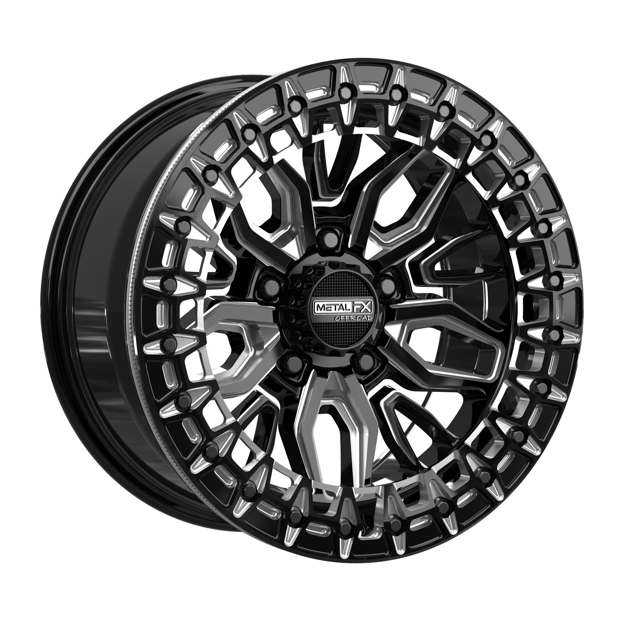 Mayhem R Beadlock | Gloss Black Contrast Cut