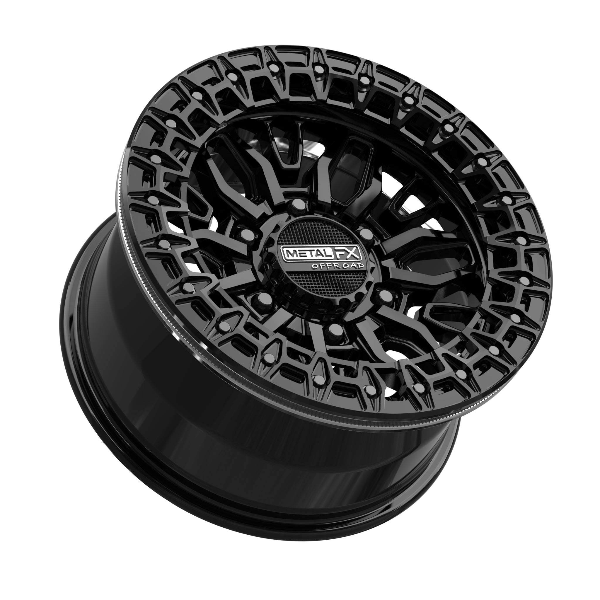 Mayhem 6R Beadlock | Gloss Black