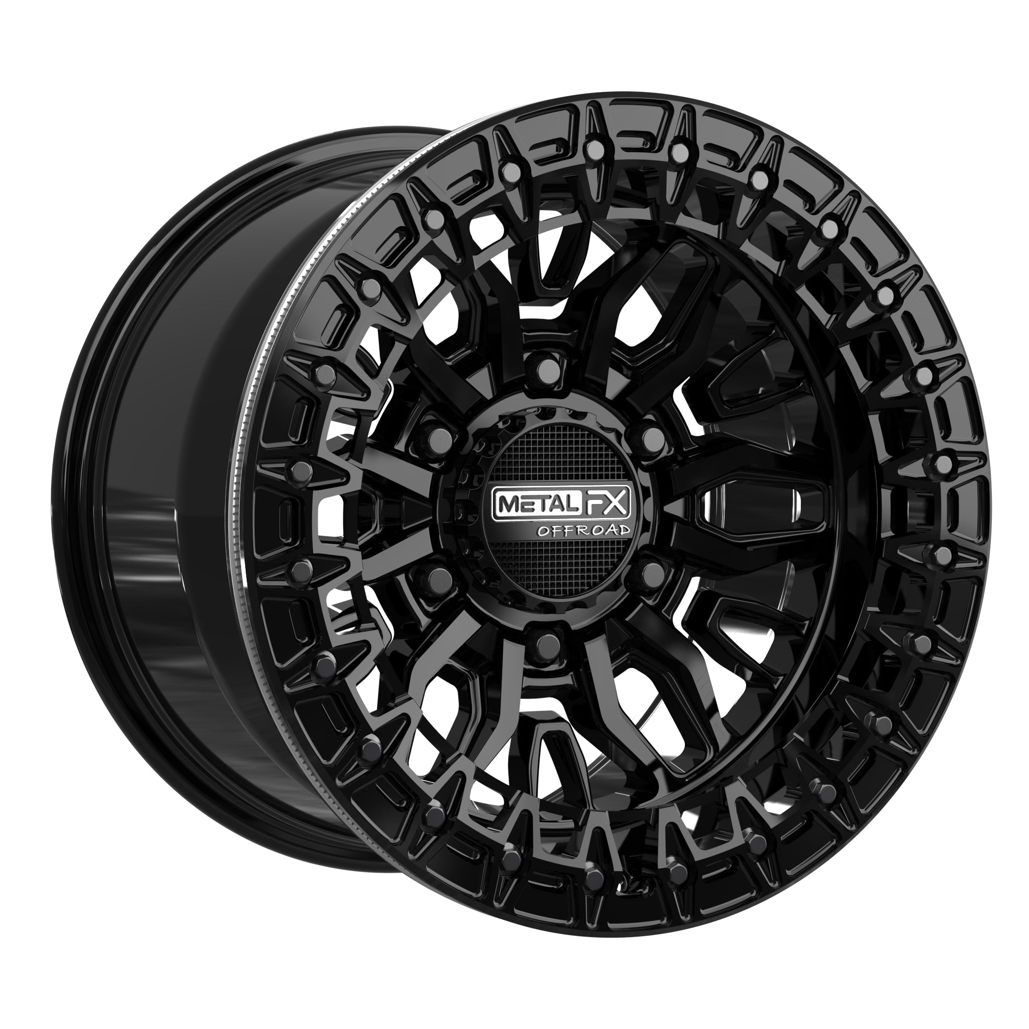 Mayhem 6R Beadlock | Gloss Black
