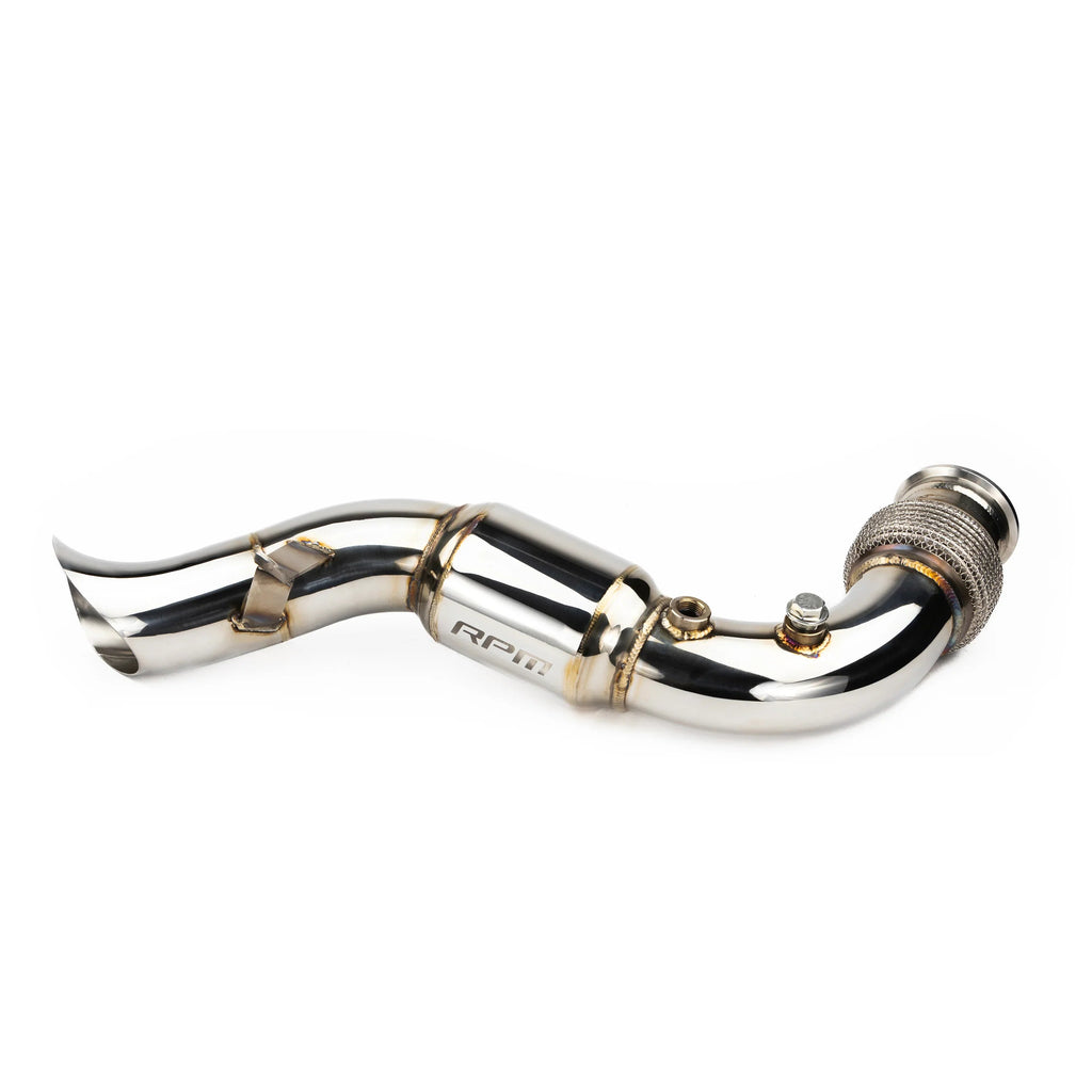 Can Am X3 Turbo Back 3" Full Race / Drag Pipe With Muffler - RPM SXS