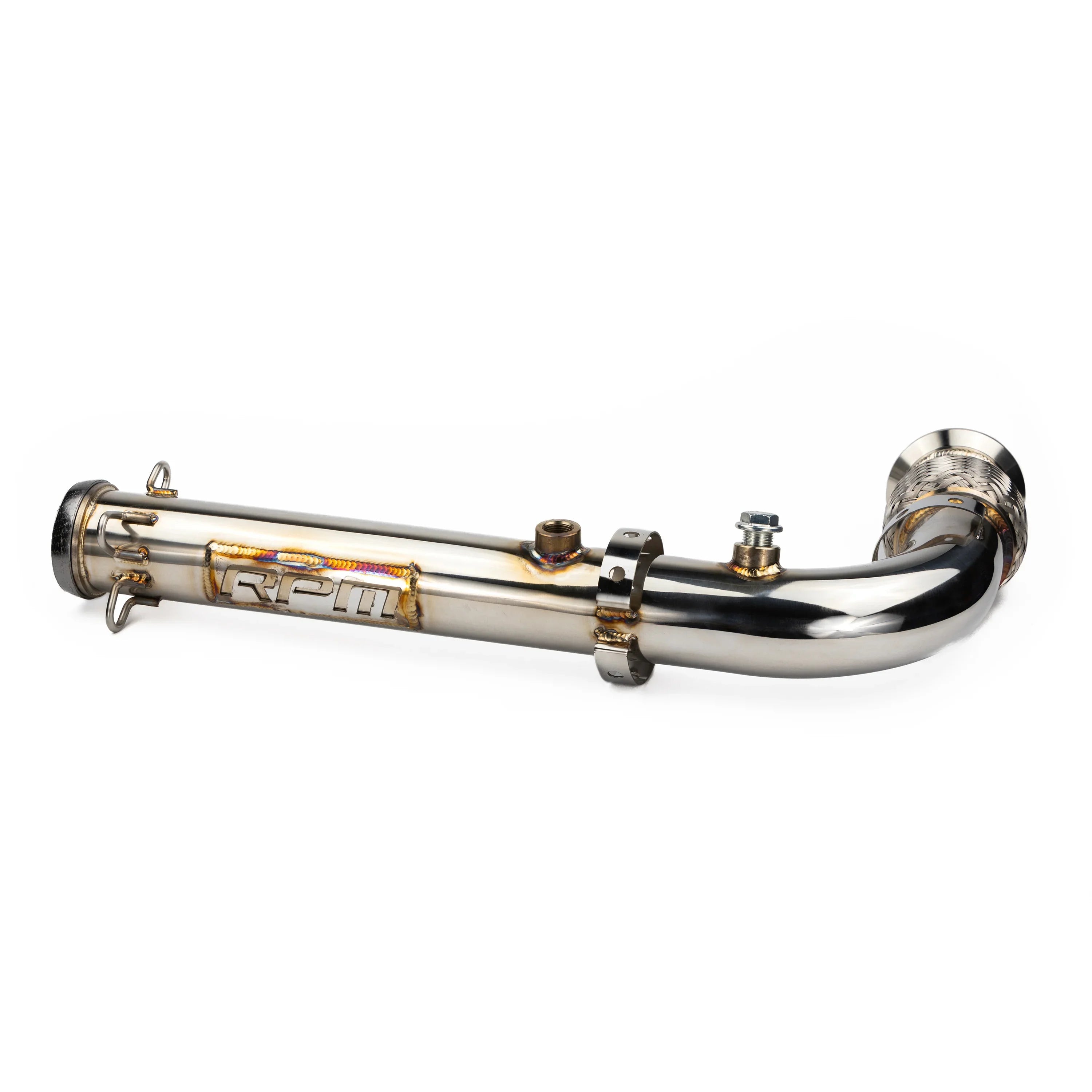 RPM Big Mouth Cat Delete Bypass Mid Race Pipe Can-Am Maverick X3 Turbo R & RR - RPM SXS