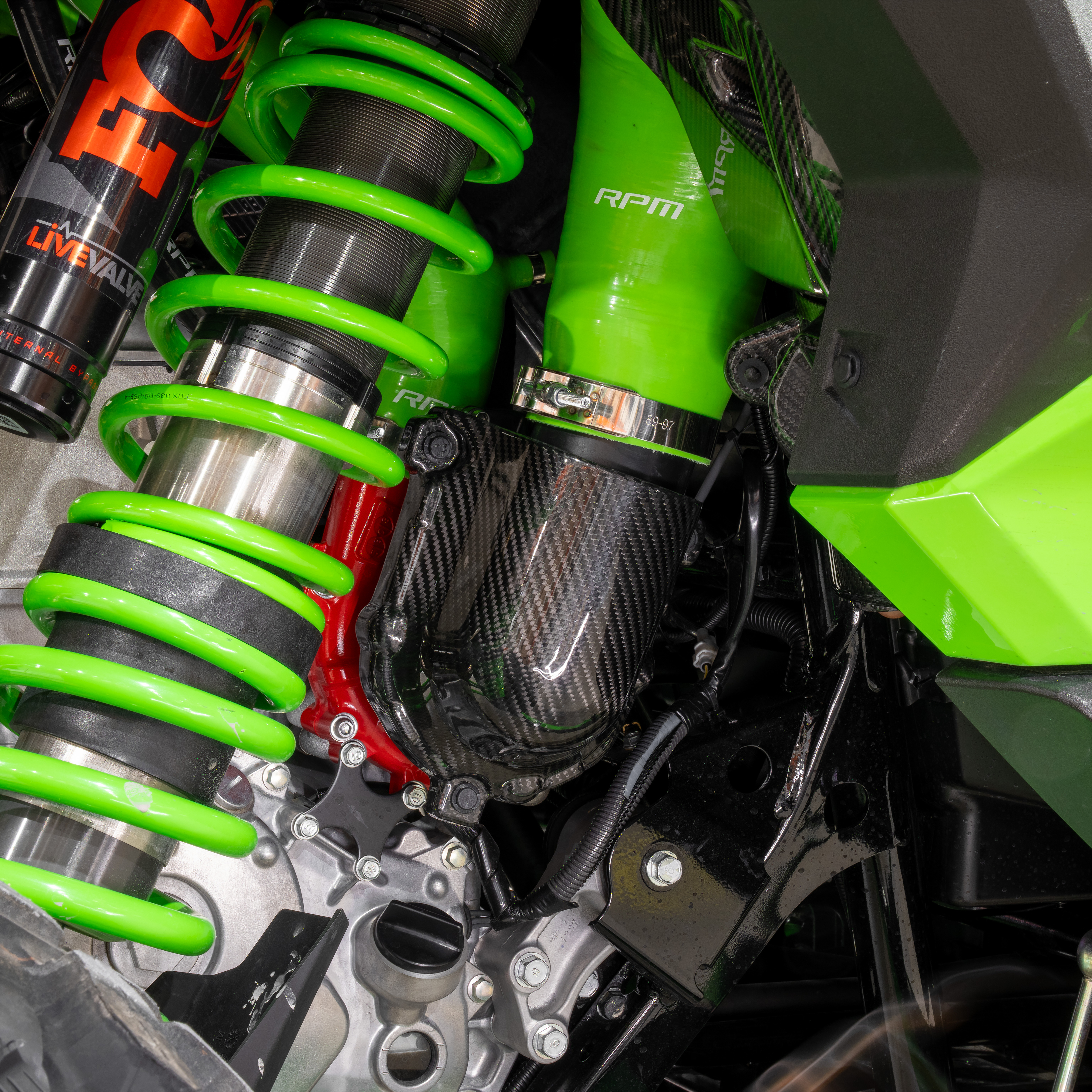 RPM Kawasaki H2 Carbon Fiber Supercharger Cover