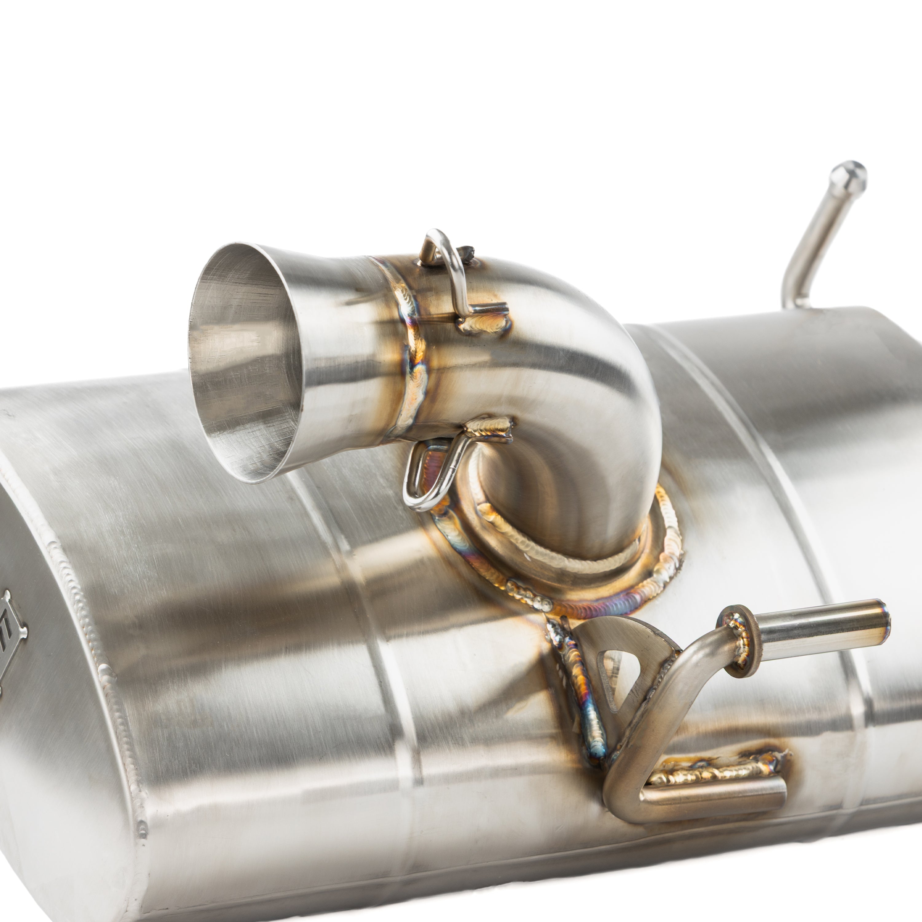 RPM Kawasaki H2 3/4 Exhaust – 2.5" Mid Pipe + Chambered Muffler | Straight or E-Valve Option