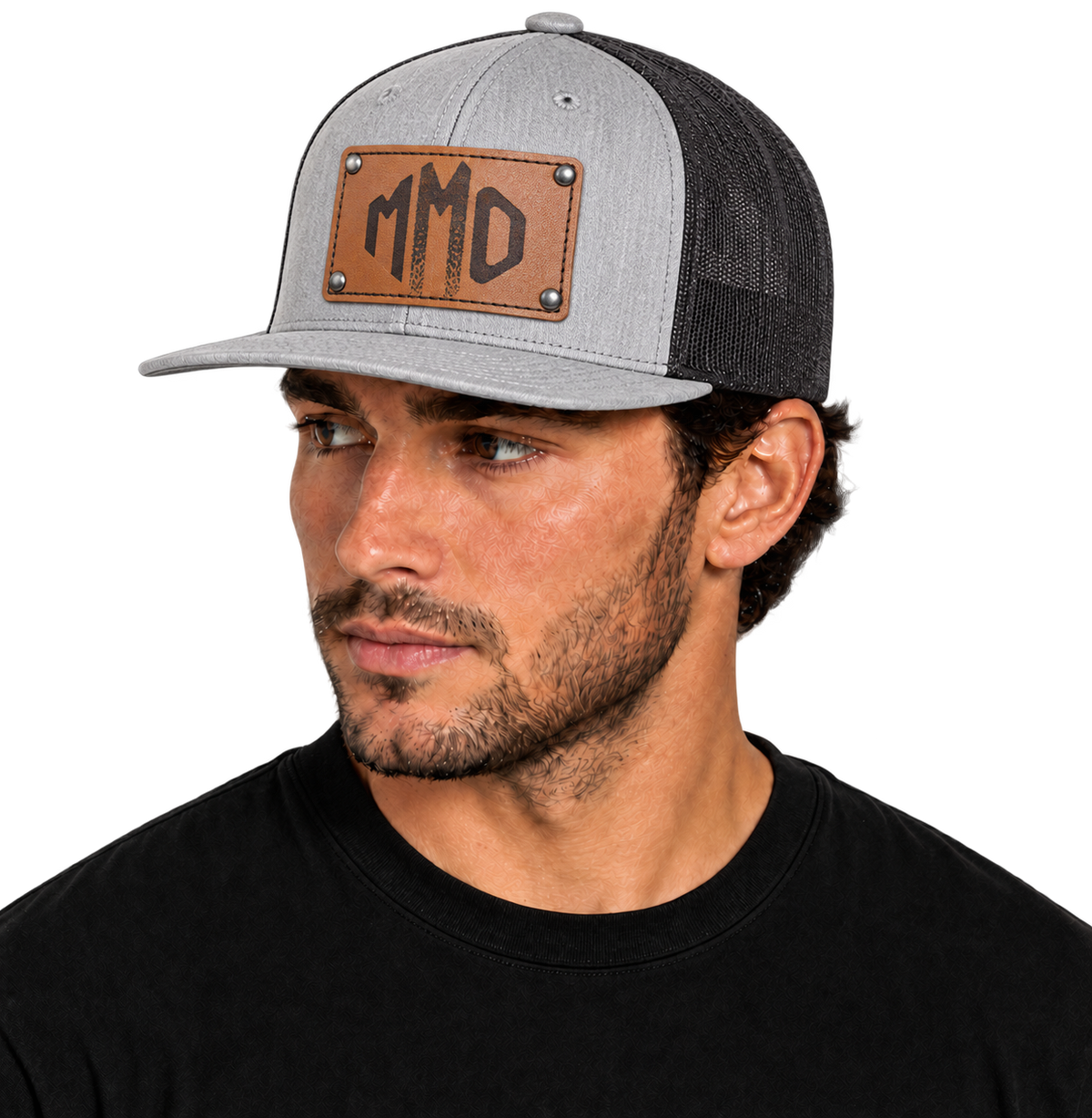 MMO or TCAC Leather Patch Snapback Hat