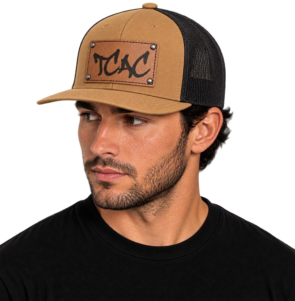 MMO or TCAC Leather Patch Snapback Hat
