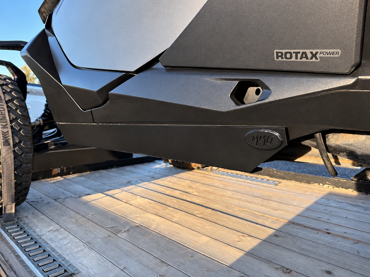 Can Am Mav R Built to Beat Low Profile Rock Sliders