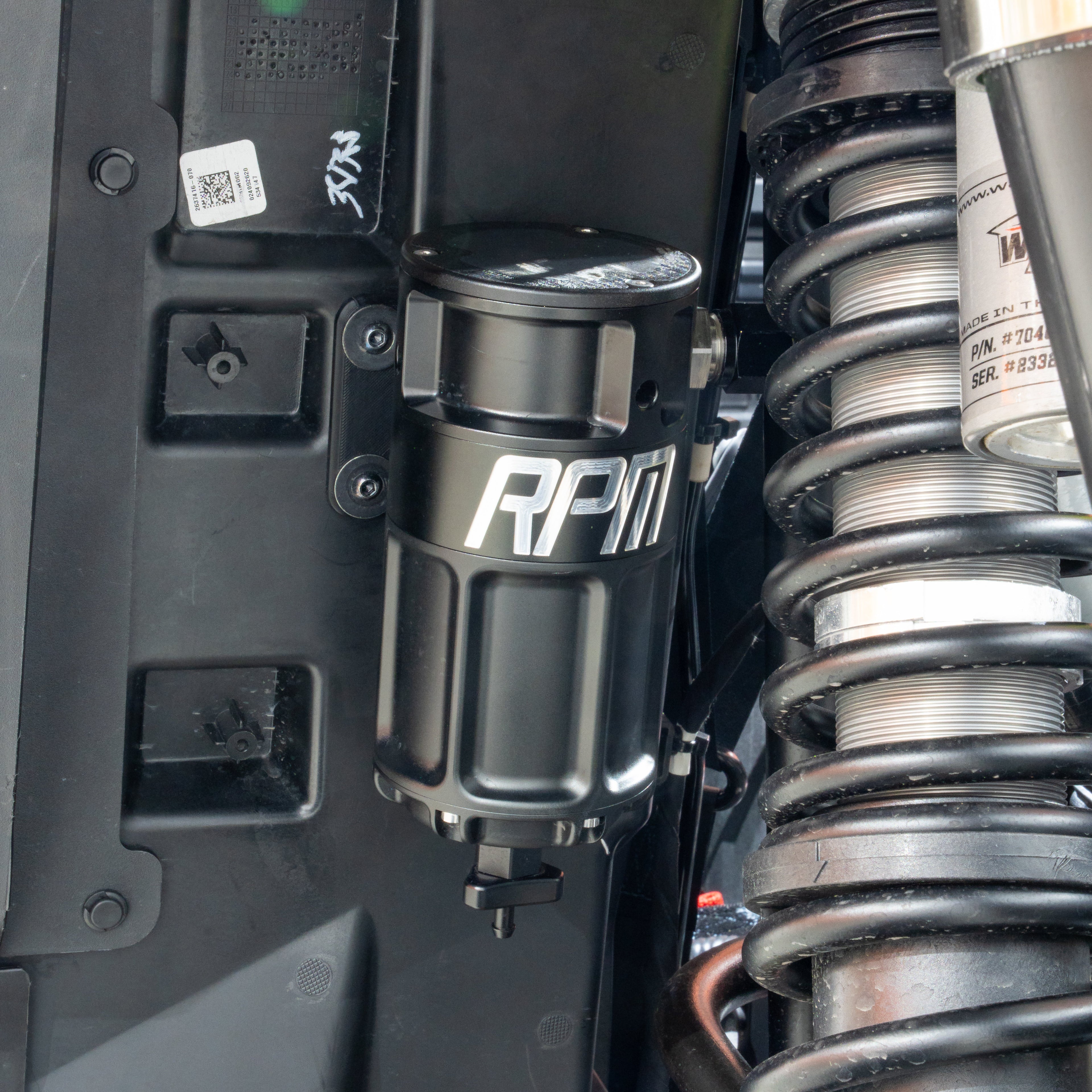 RPM Polaris RZR Turbo, XPT, Turbo R, Pro S, & Pro XP 4-Stage Oil Catch Can Kit