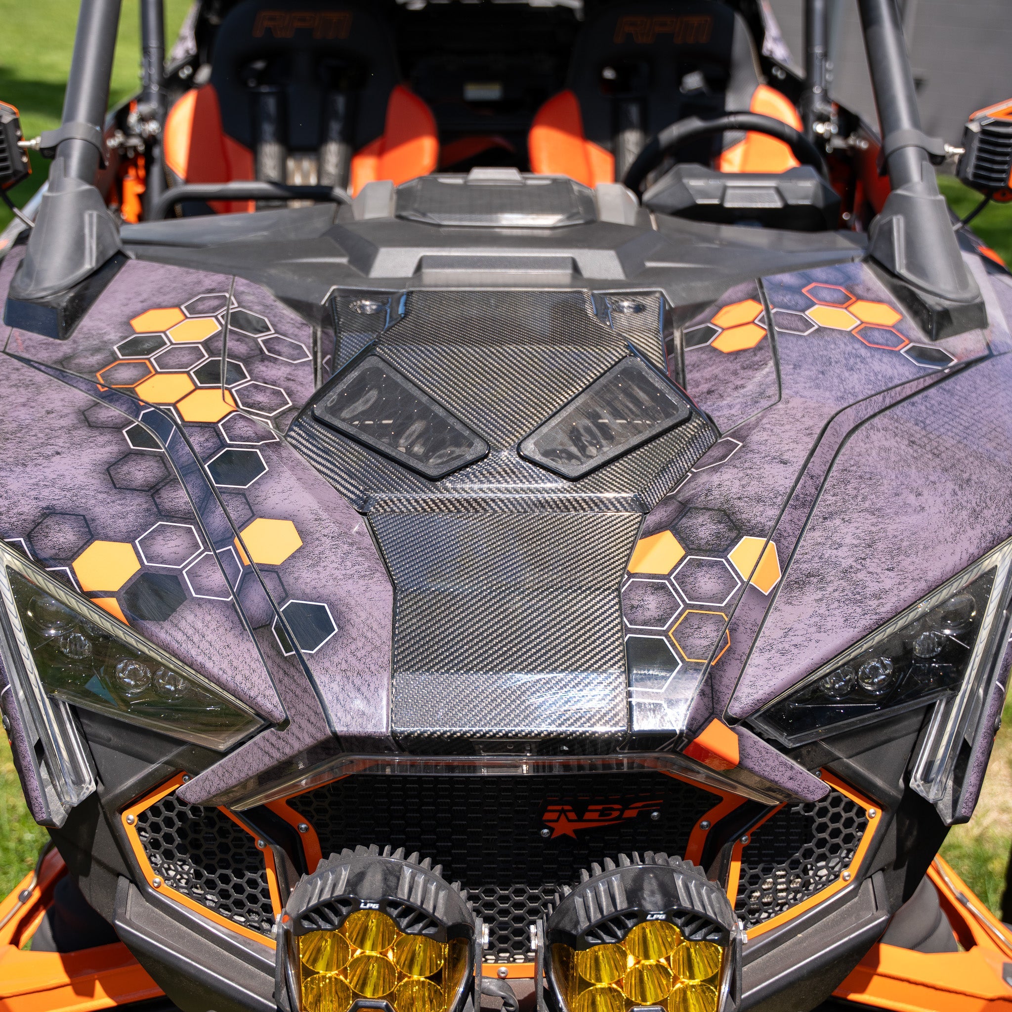 RPM Polaris Pro Model Carbon Fiber Nose Panel  - Pro R, XP, S, Turbo R