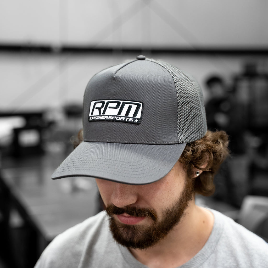 RPM Box Logo Gray Trucker Hat