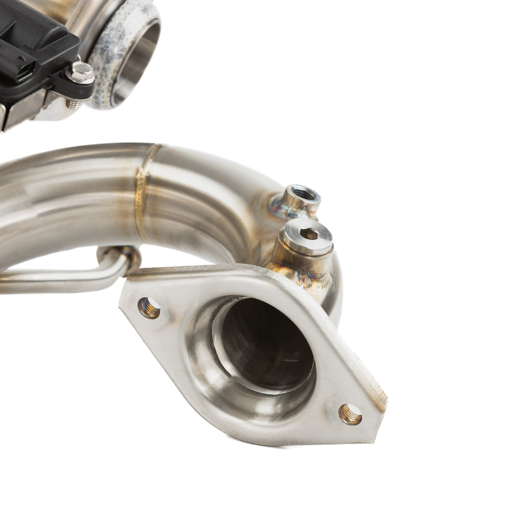 RPM Kawasaki H2 Big Mouth Resonated Cat Delete Mid Pipe With E-Valve
