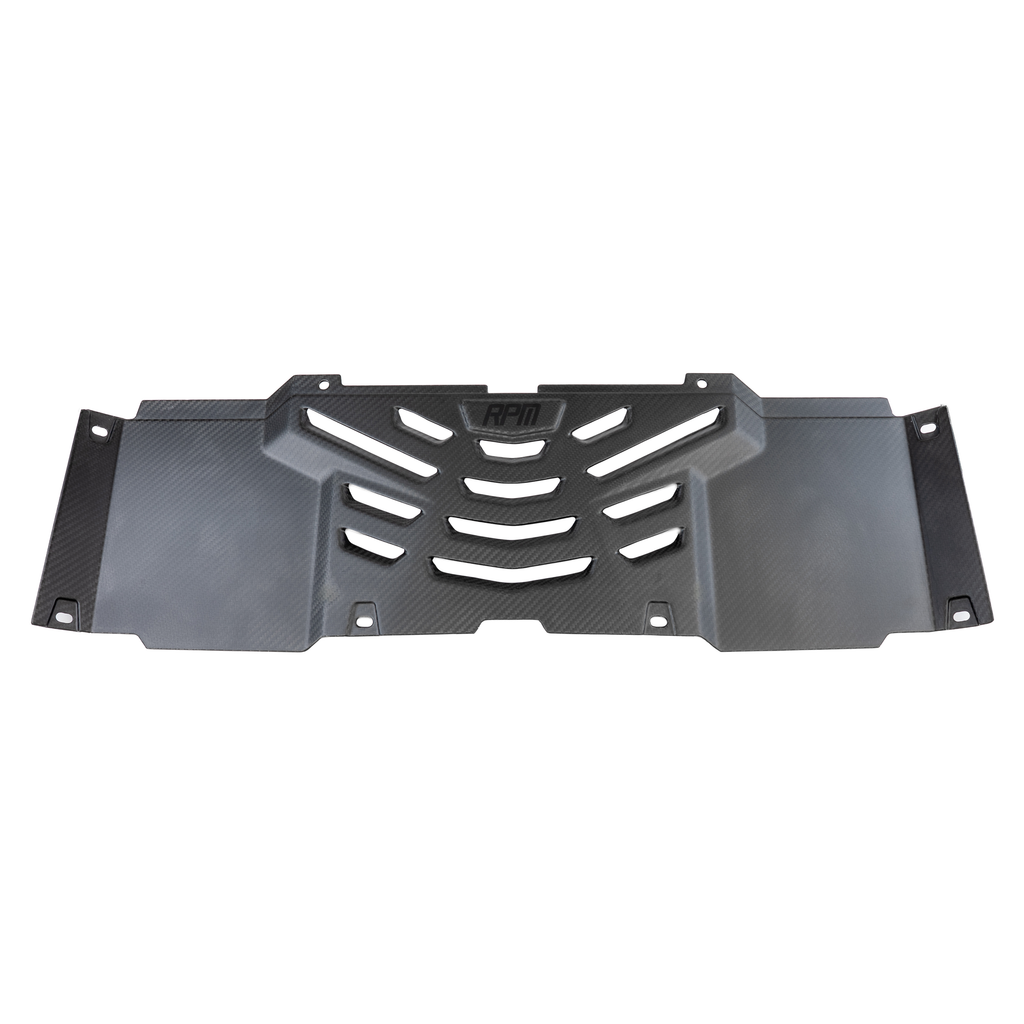 RPM Kawasaki H2 Carbon Fiber Louvered Cargo Cover Front