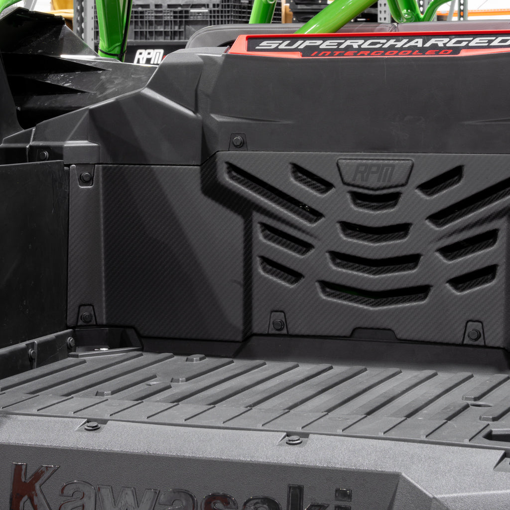 RPM Kawasaki H2 Carbon Fiber Louvered Cargo Cover