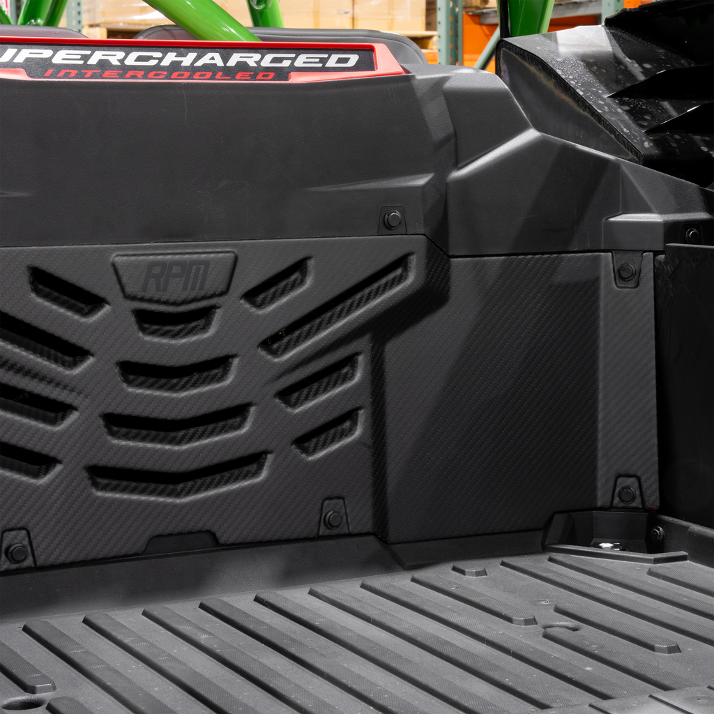 RPM Kawasaki H2 Carbon Fiber Louvered Cargo Cover