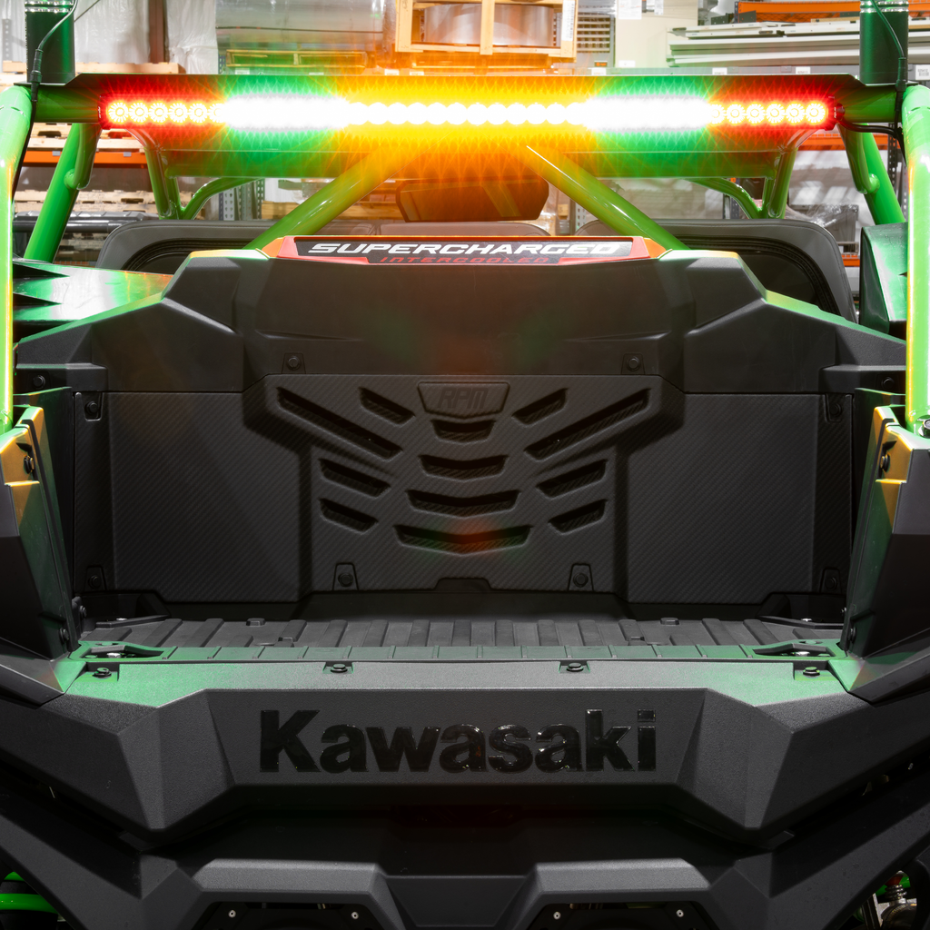 RPM Kawasaki H2 Carbon Fiber Louvered Cargo Cover