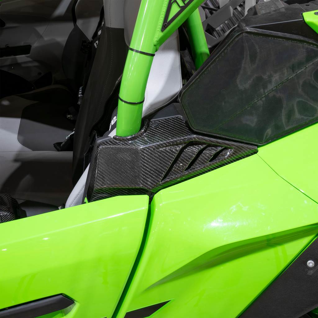 RPM Kawasaki H2 Carbon Fiber 4 Piece Pillar Covers Kit