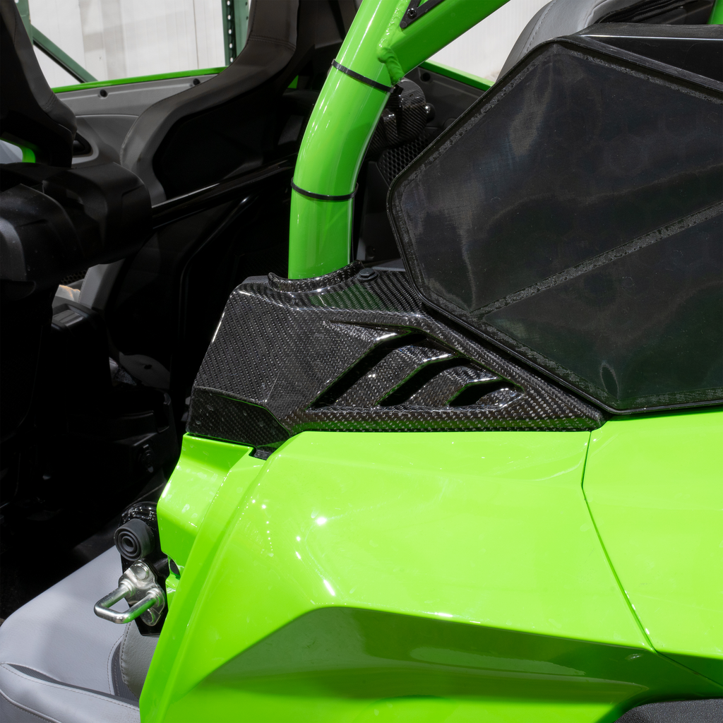 RPM Kawasaki H2 Carbon Fiber 4 Piece Pillar Covers Kit
