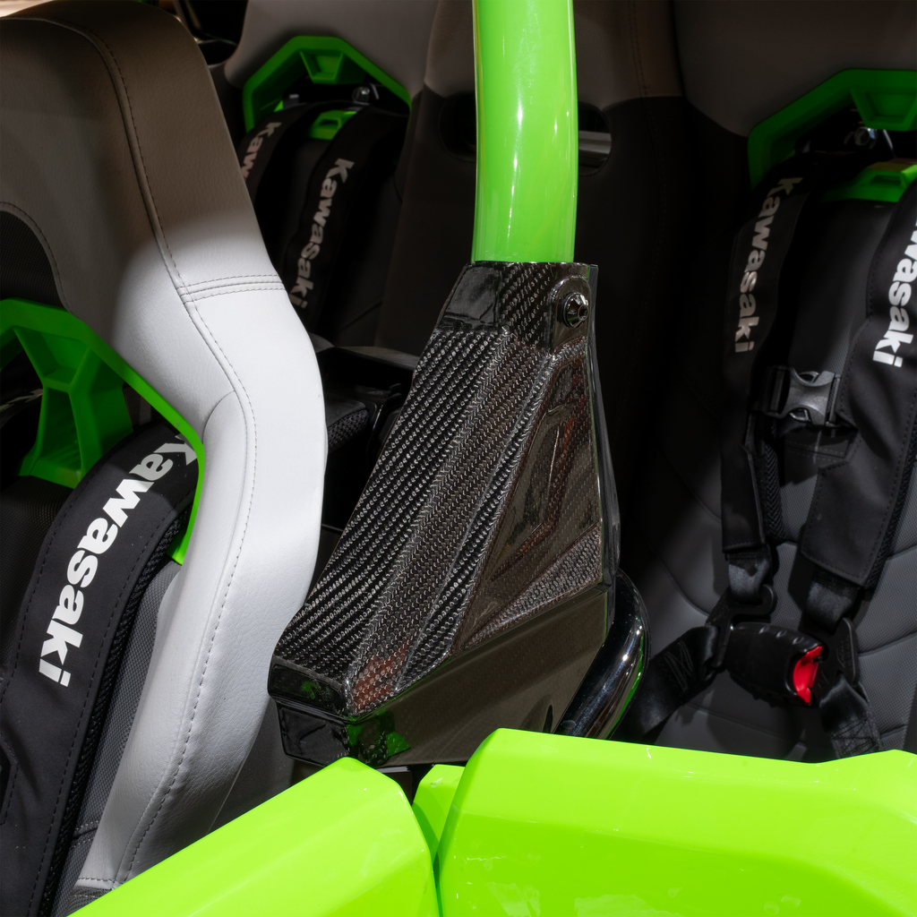 RPM Kawasaki H2 Carbon Fiber 4 Piece Pillar Covers Kit