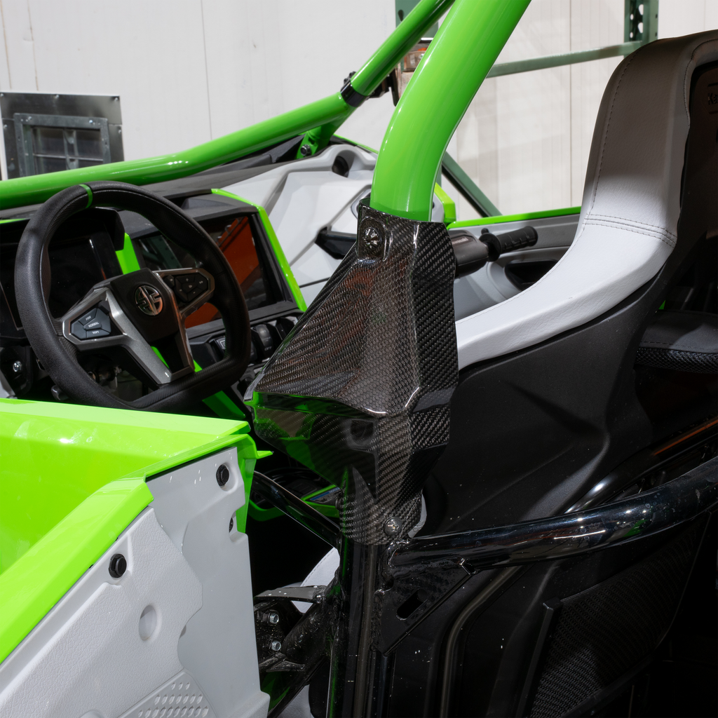 RPM Kawasaki H2 Carbon Fiber 4 Piece Pillar Covers Kit
