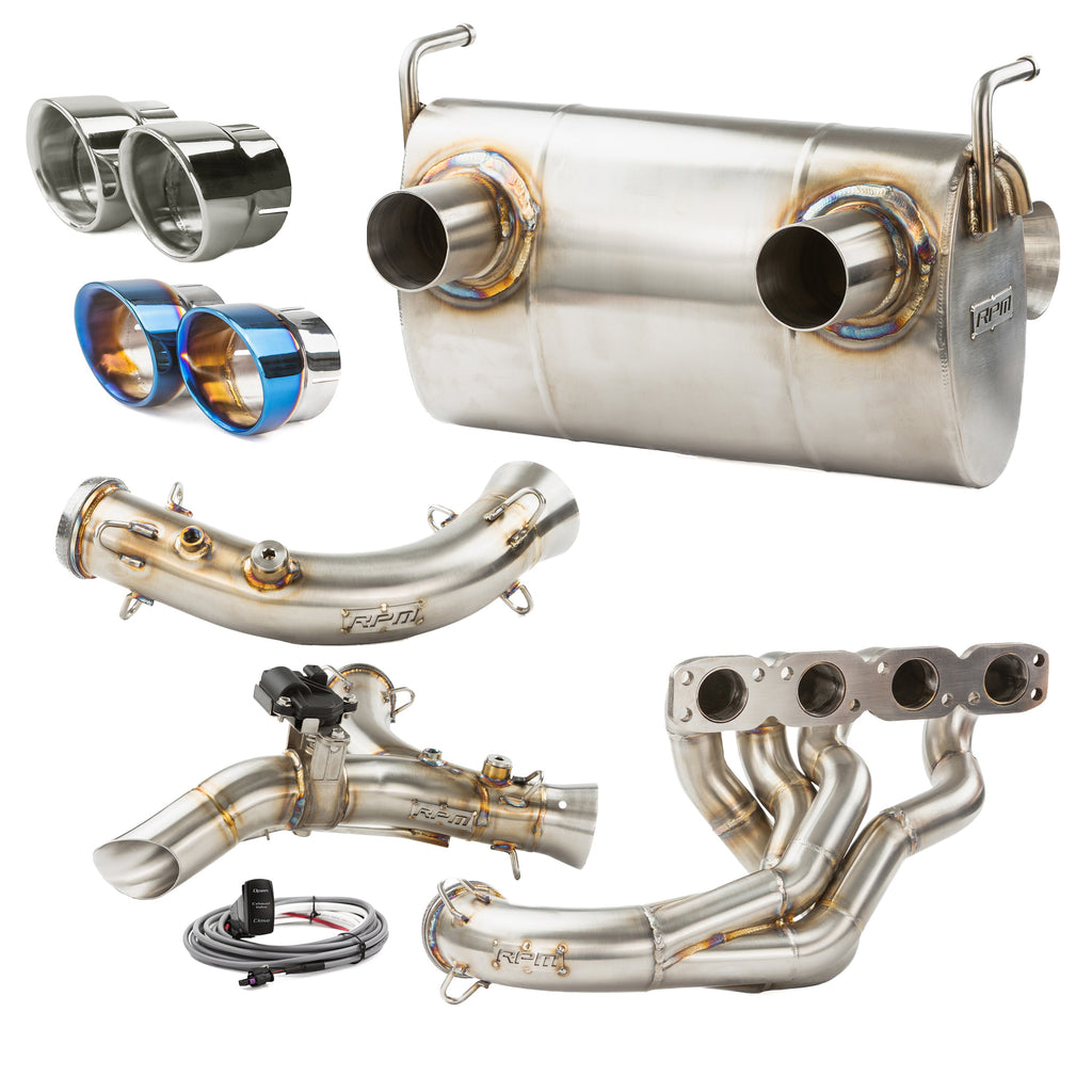 RPM SxS Kawasaki Teryx H2 2.5" Full Exhaust System with Chambered Muffler + Optional E-Valve