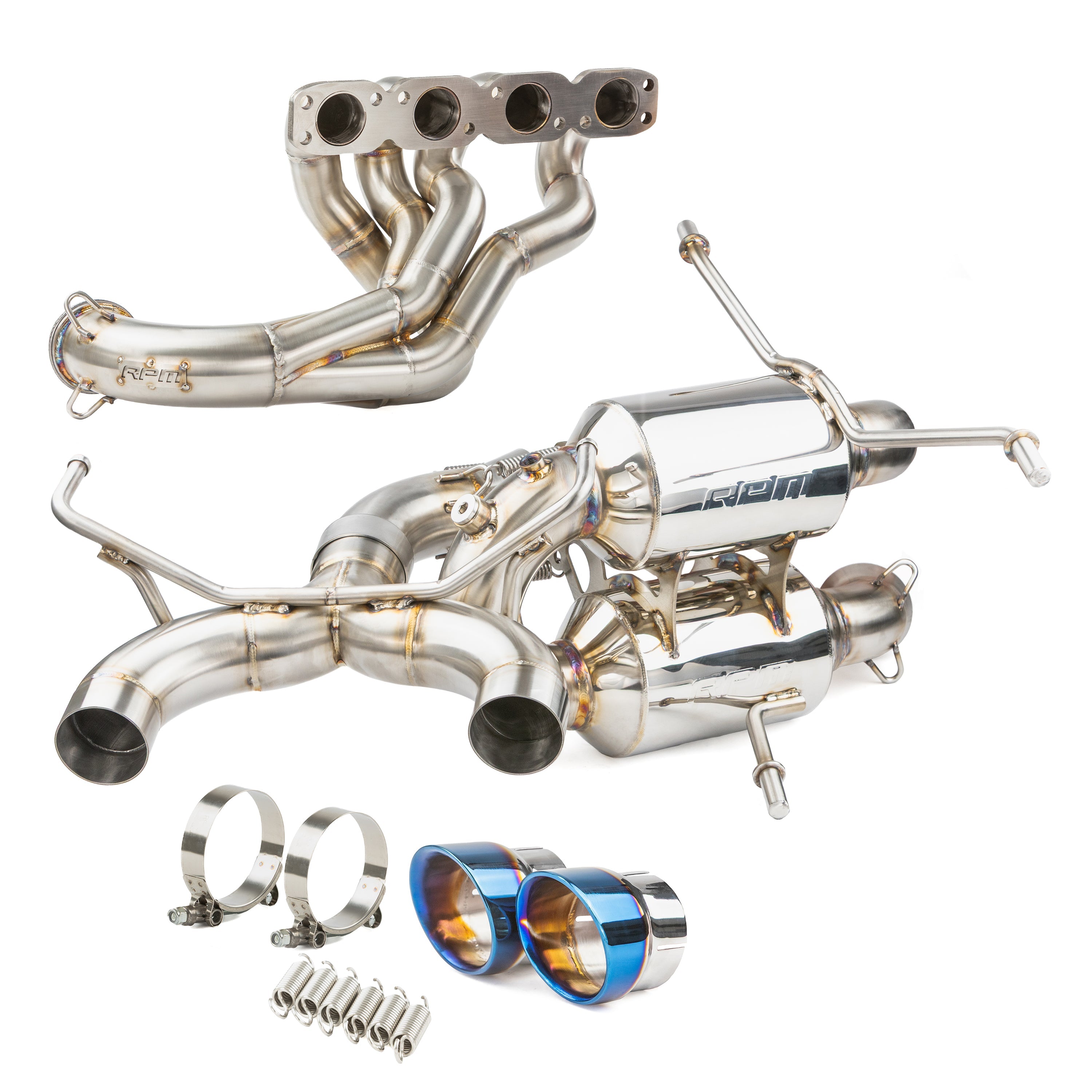 RPM Kawasaki H2 2.5" Dual Sport Full Exhaust + Optional E-Valve