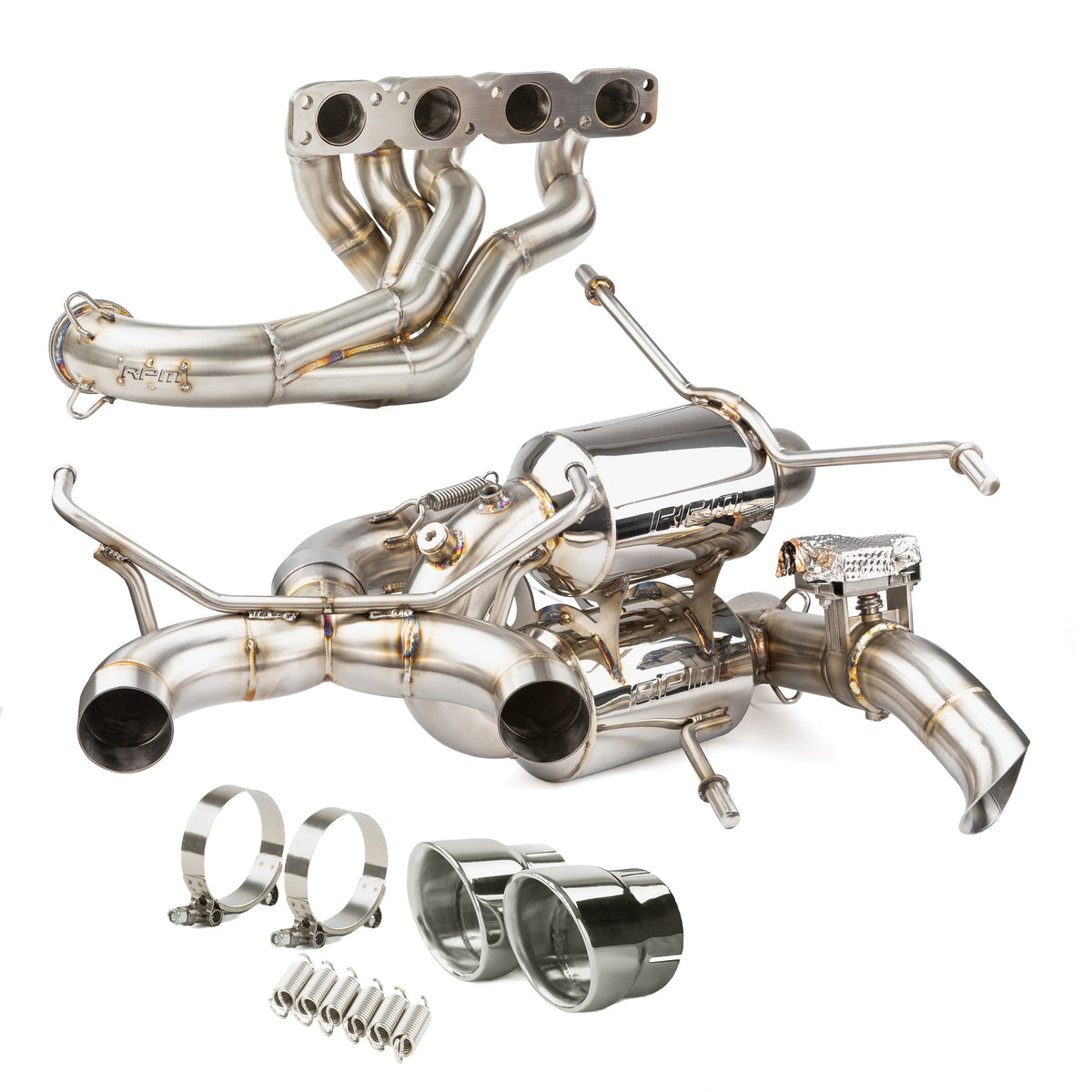 RPM Kawasaki H2 2.5" Dual Sport Full Exhaust + Optional E-Valve
