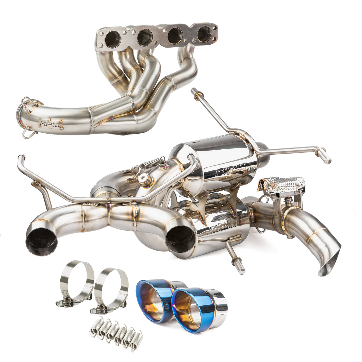 RPM Kawasaki H2 2.5" Dual Sport Full Exhaust + Optional E-Valve