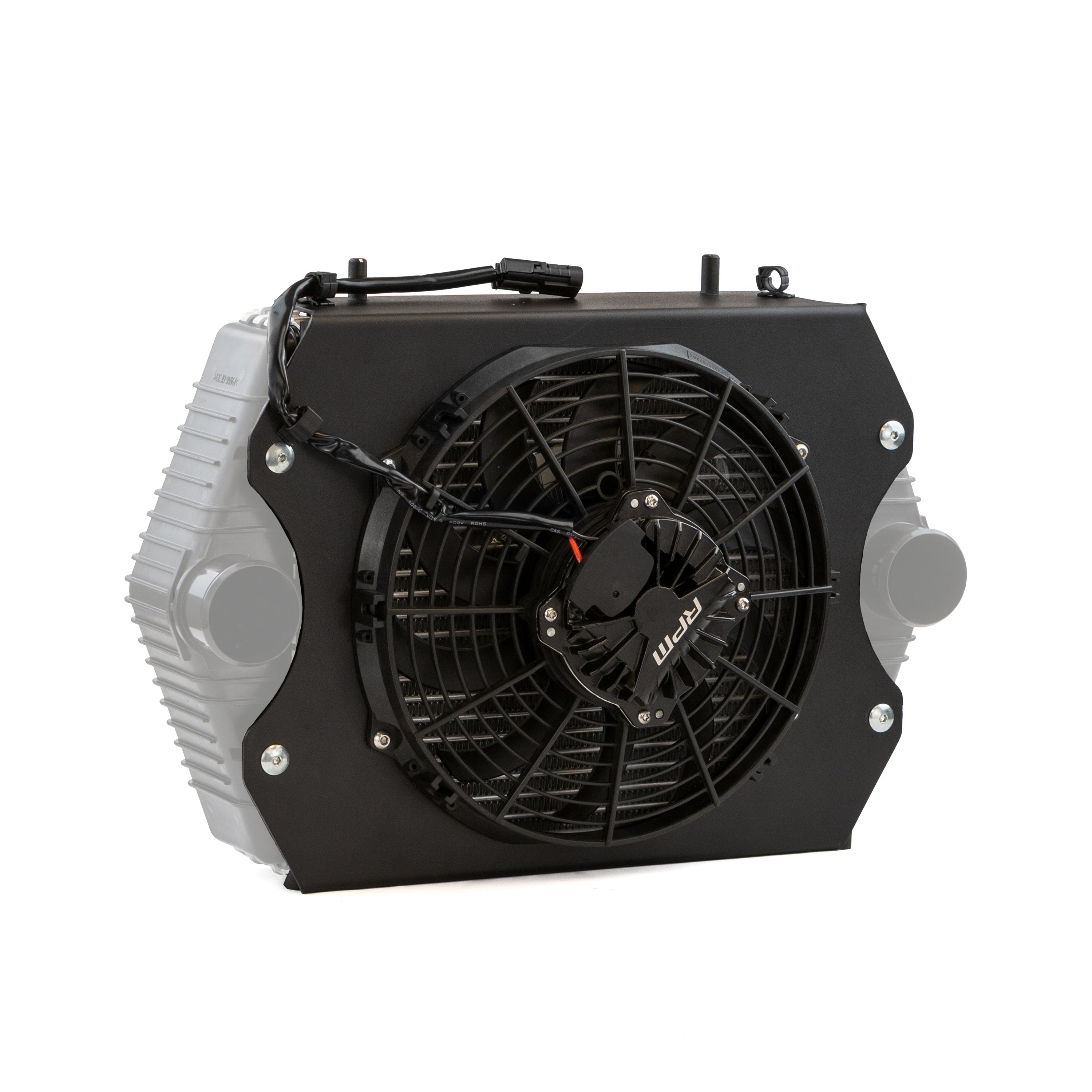 RPM Kawasaki H2 Brushless Stock Intercooler Fan & Sealed Shroud Kit
