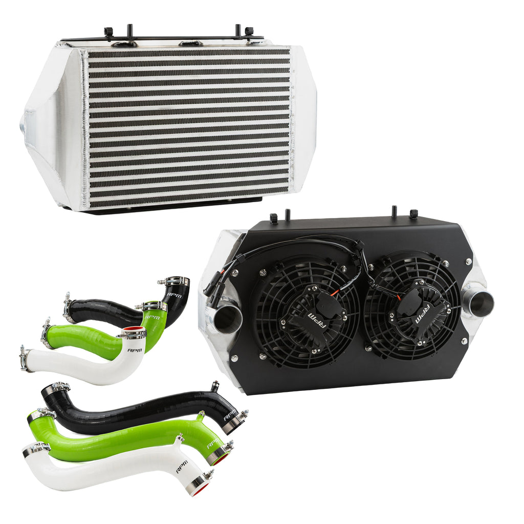 RPM Kawasaki H2 Stage 3 XL Intercooler With Brushless Fans & Sealed Shroud