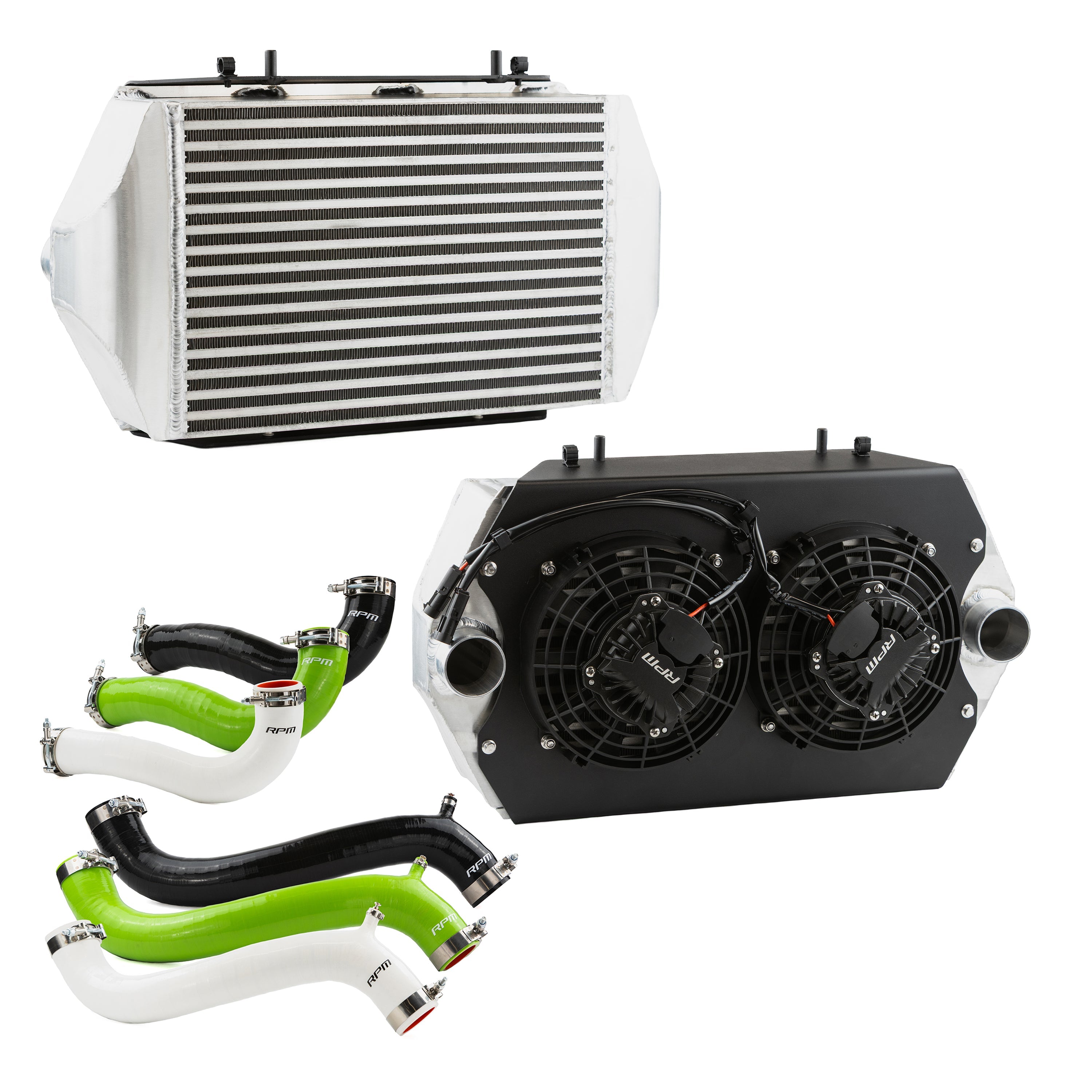 RPM Kawasaki H2 Stage 3 XL Intercooler With Brushless Fans & Sealed Shroud