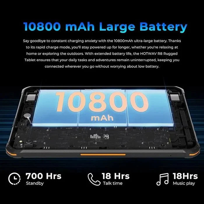 Tough, Rugged & Waterproof HOTWAV Tablet