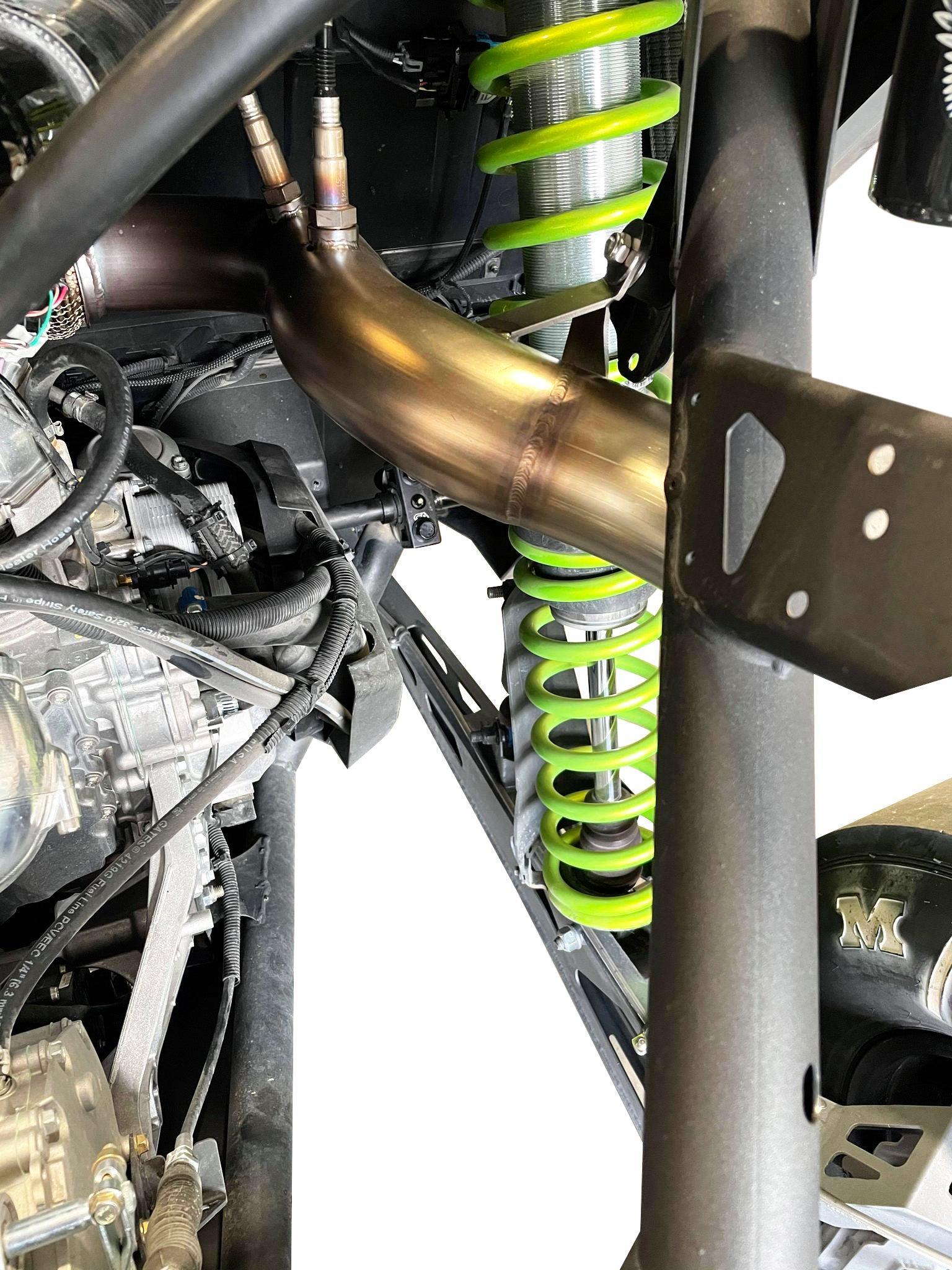 Can Am X3 Turbo Back 3" Full Race / Drag Pipe With Muffler - RPM SXS