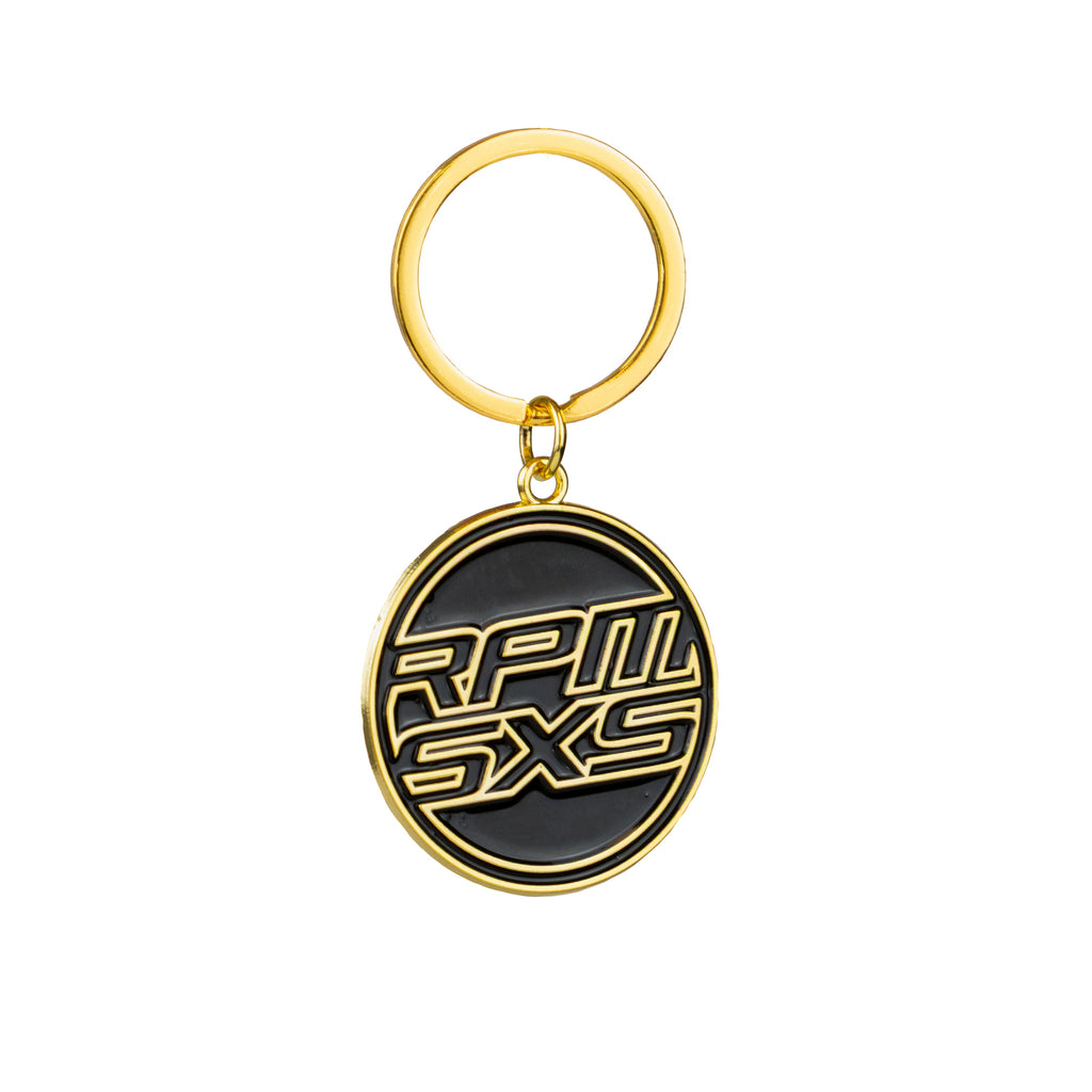 RPM Gold Medallion Emblem Keychain