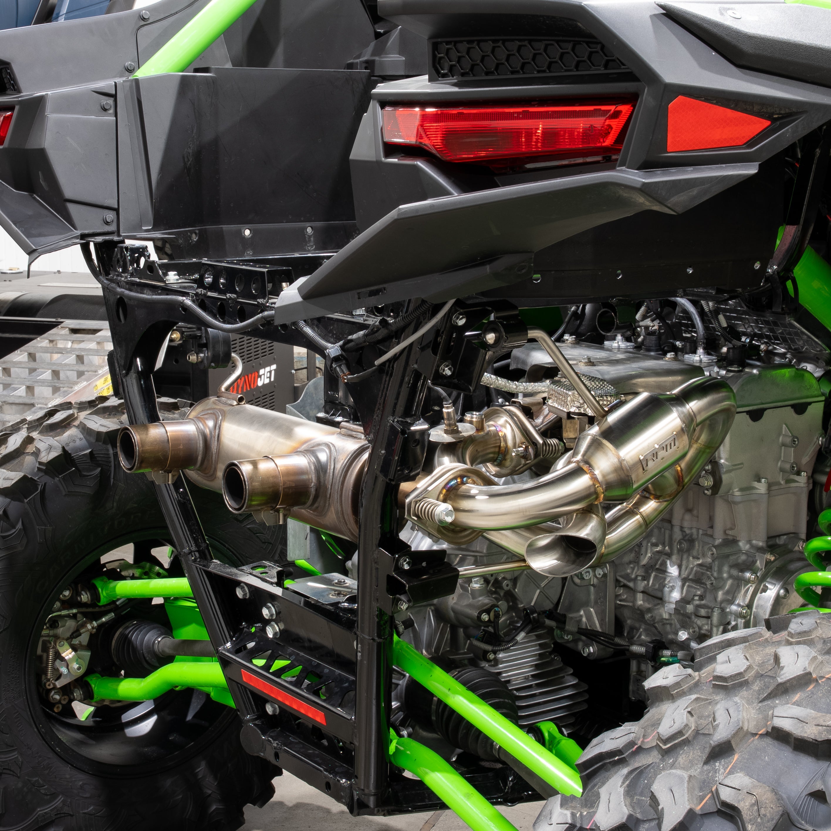 RPM Kawasaki H2 Big Mouth Resonated Cat Delete Mid Pipe With E-Valve