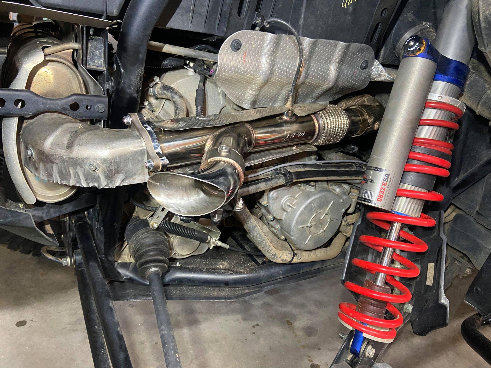 RPM SxS RZR XPT Turbo Pro Xp & Turbo R 2.5" Captains Choice Electric Side Dump E-Valve Exhaust - RPM SXS