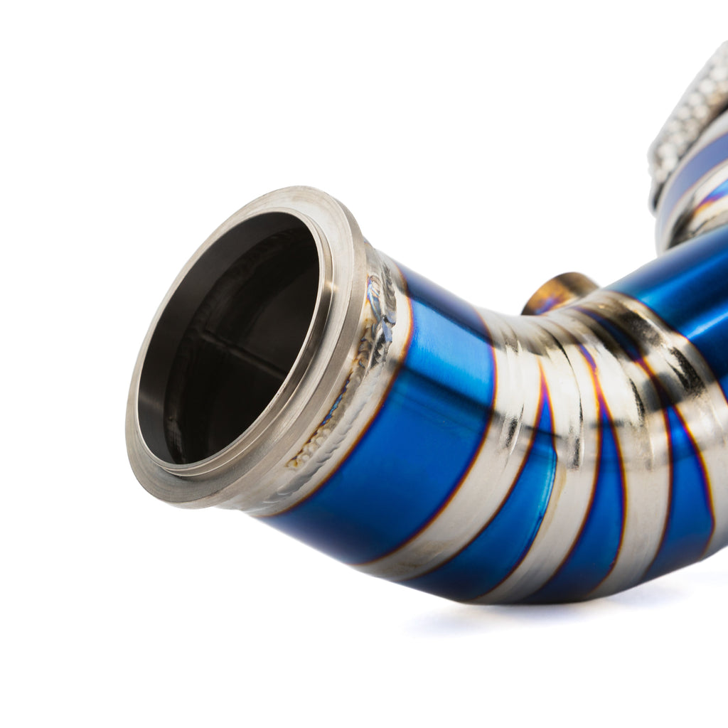 RPM Maverick R Titanium 3" Side Exit E-Valve Down Pipe - 2 Seat & MAX