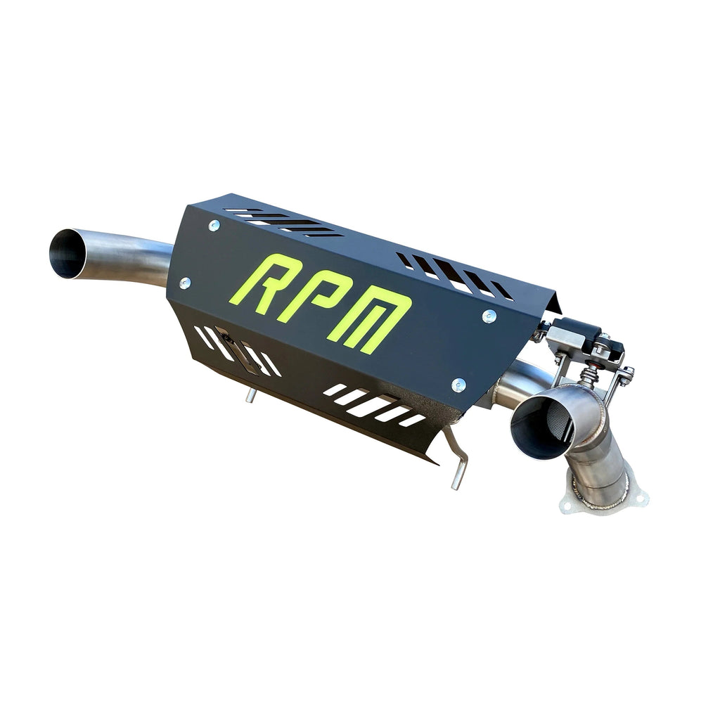 RPM RZR XPT E-Valve Muffler - Dual Tip Captains Choice Exhaust- 2016-2022 XPT XP Turbo S