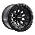 Alpha R Beadlock | Satin Black w/ Gloss Black Ring